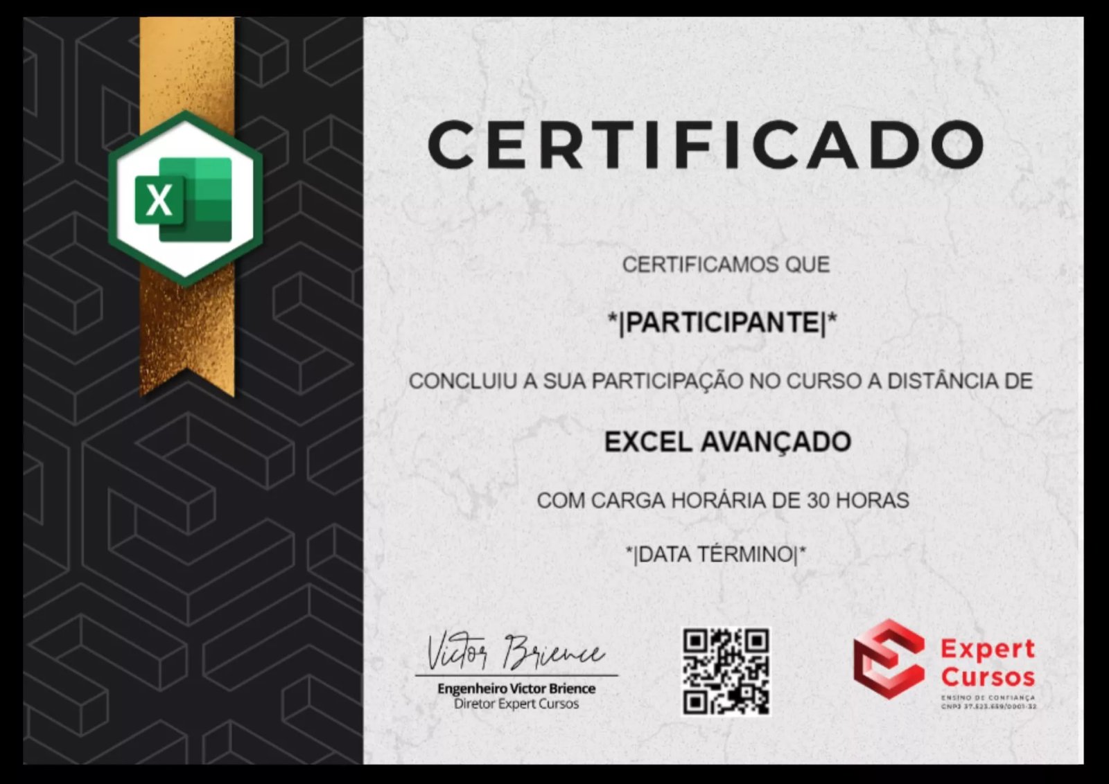 Exemplo de Certificado